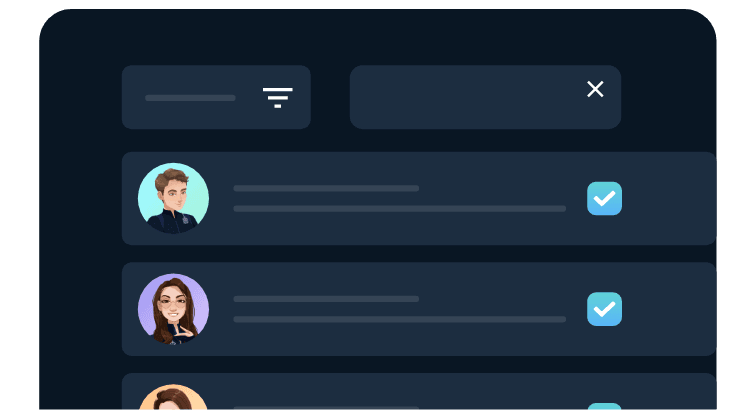 Mockup einer Jobseite