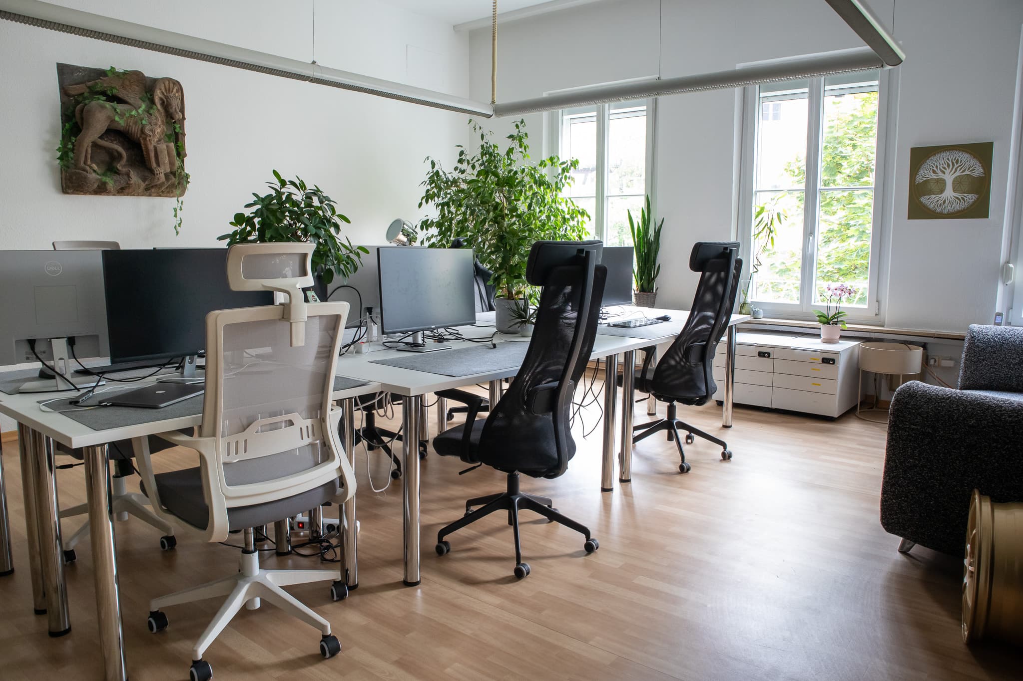 View of the office