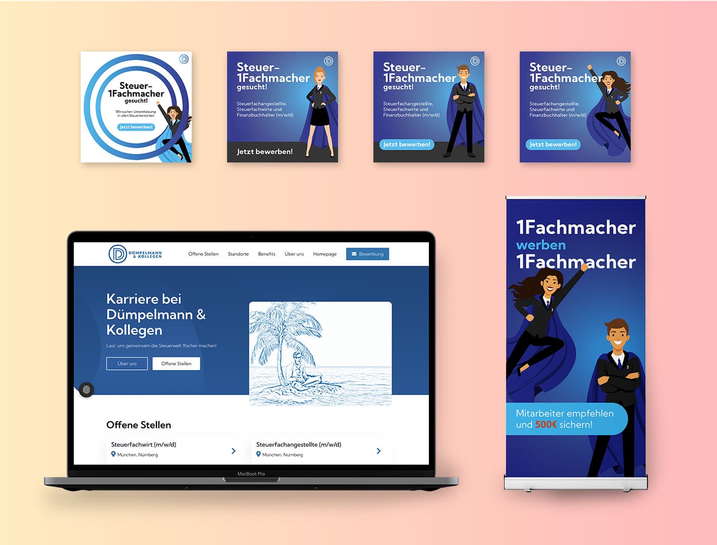 Beispiel für Recruiting & Employer Branding von Kube Studio