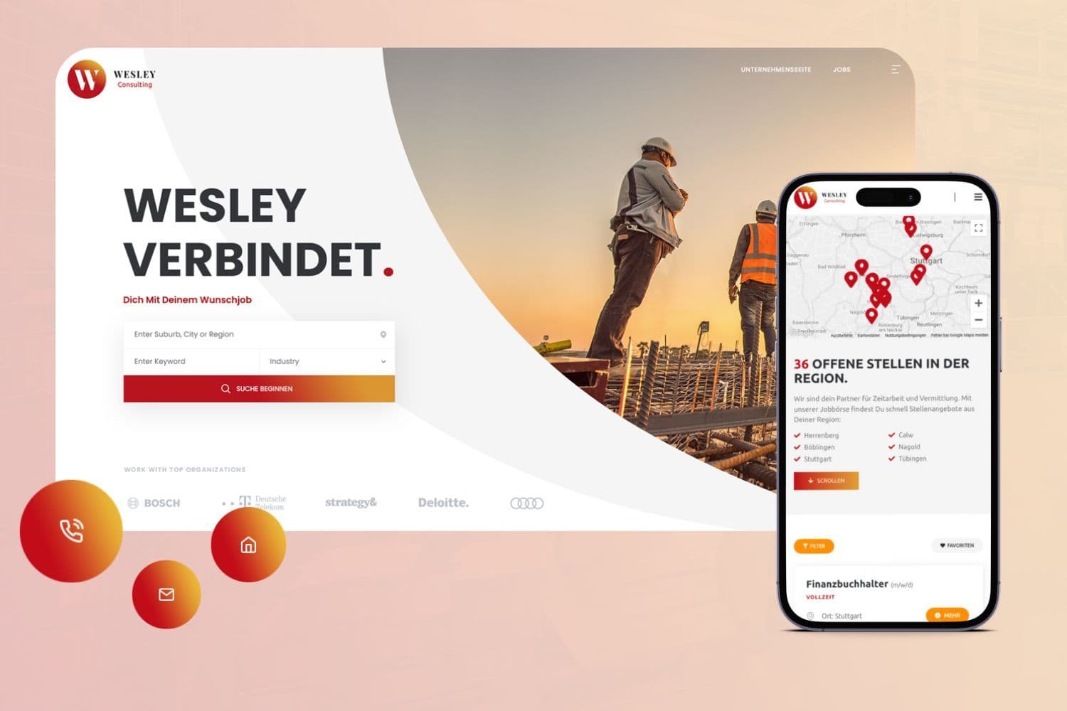 Projekt Relaunch einer Jobbörse